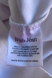 With Jean White Tshirt