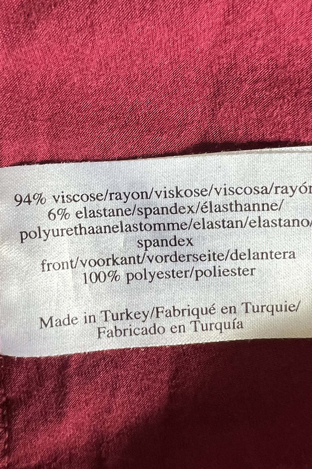 Laura Ashley Burgundy Top