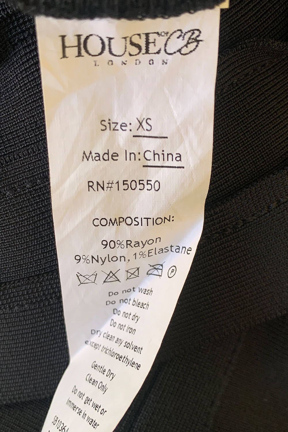 House Of London Cb Black Dress