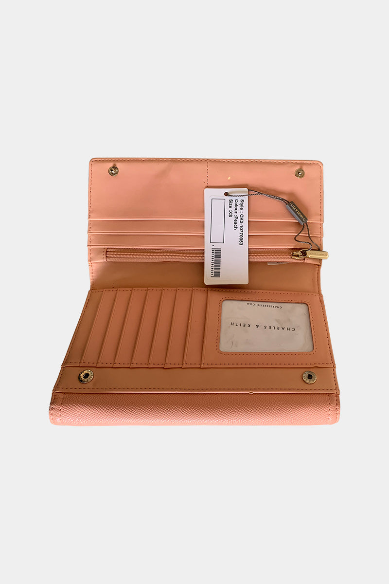 Charles & Keith Peach Purse