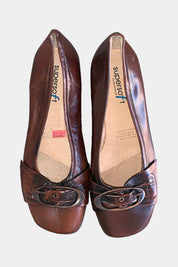 Diana Ferrari Brown Ballet Flats