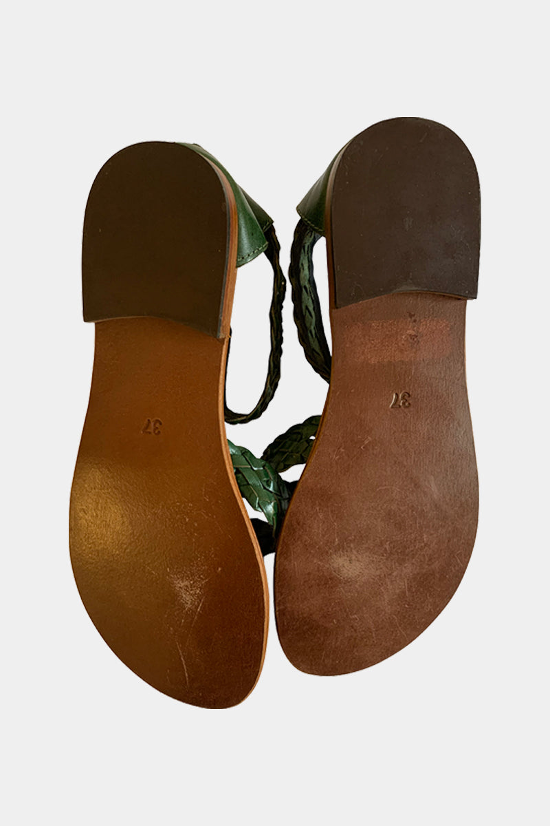 Miss Sixty Green Sandals