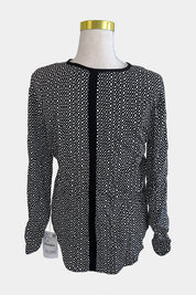 ZARA Monochrome Blouse