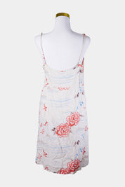 FLANNEL Cream Print Summer Dress