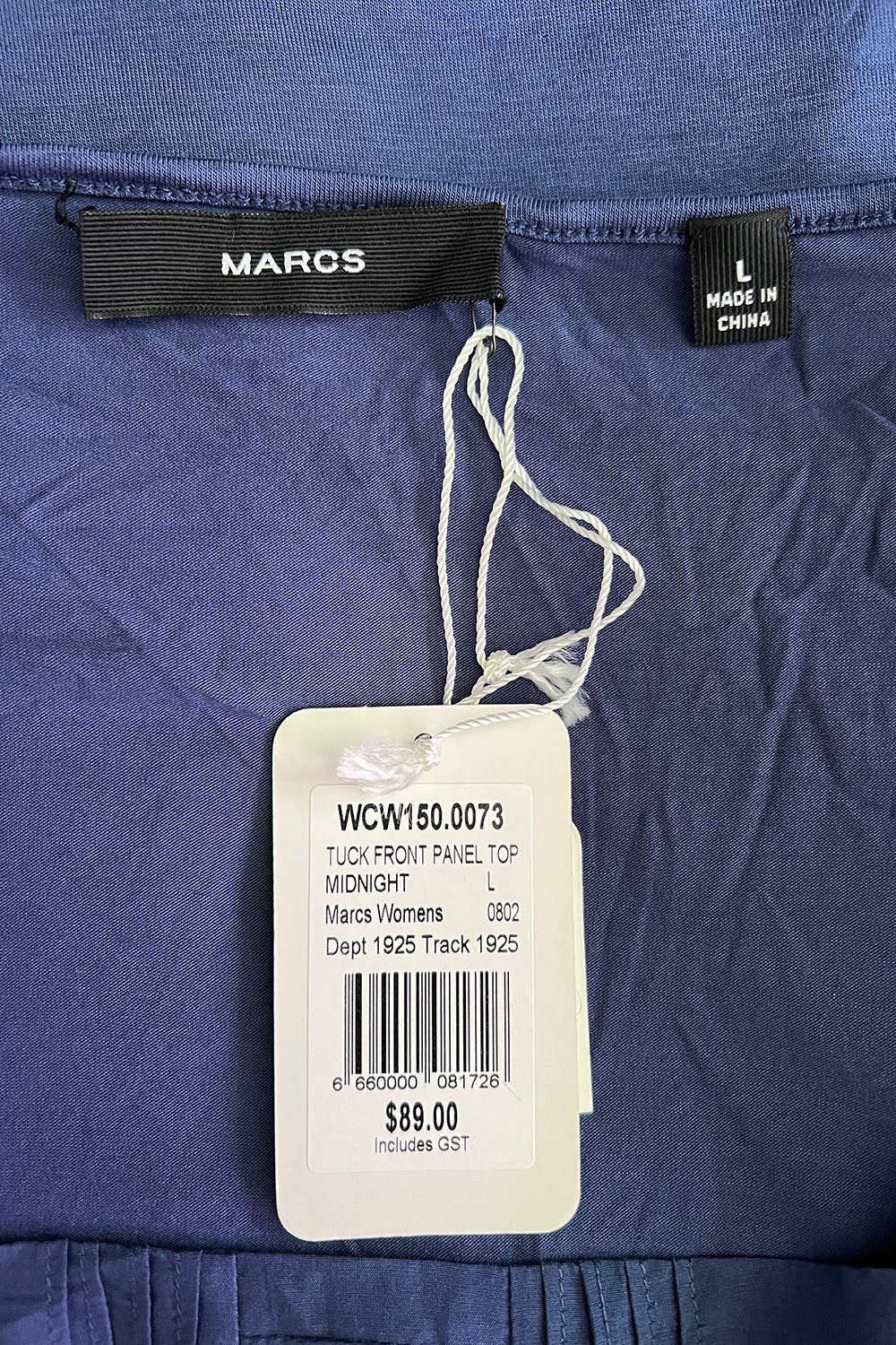 MARCS Blue Top