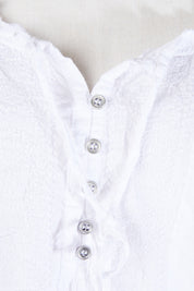 MILLERS White Broderie Insert Blouse