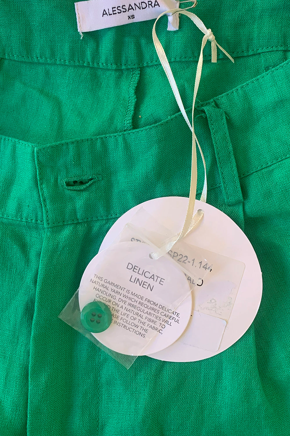 ALESSANDRA Green Shorts