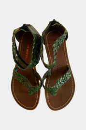 Miss Sixty Green Sandals