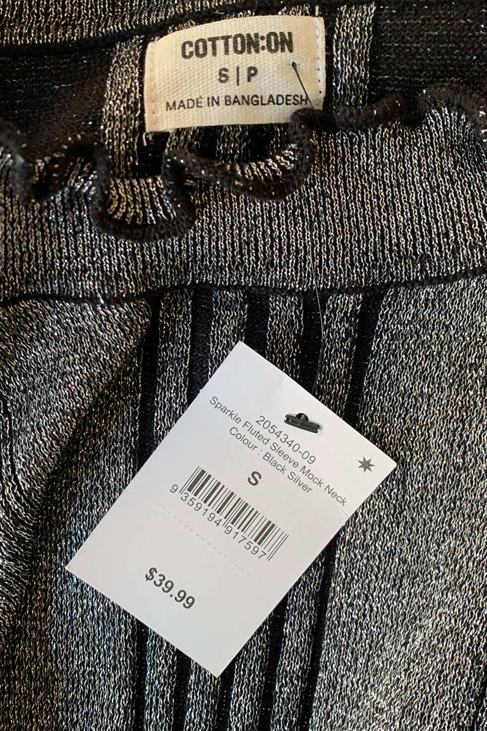 Cotton On Silver Top