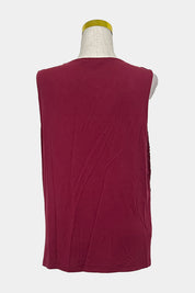 Laura Ashley Burgundy Top