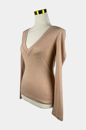 KOOKAI Beige Long Sleeve Top