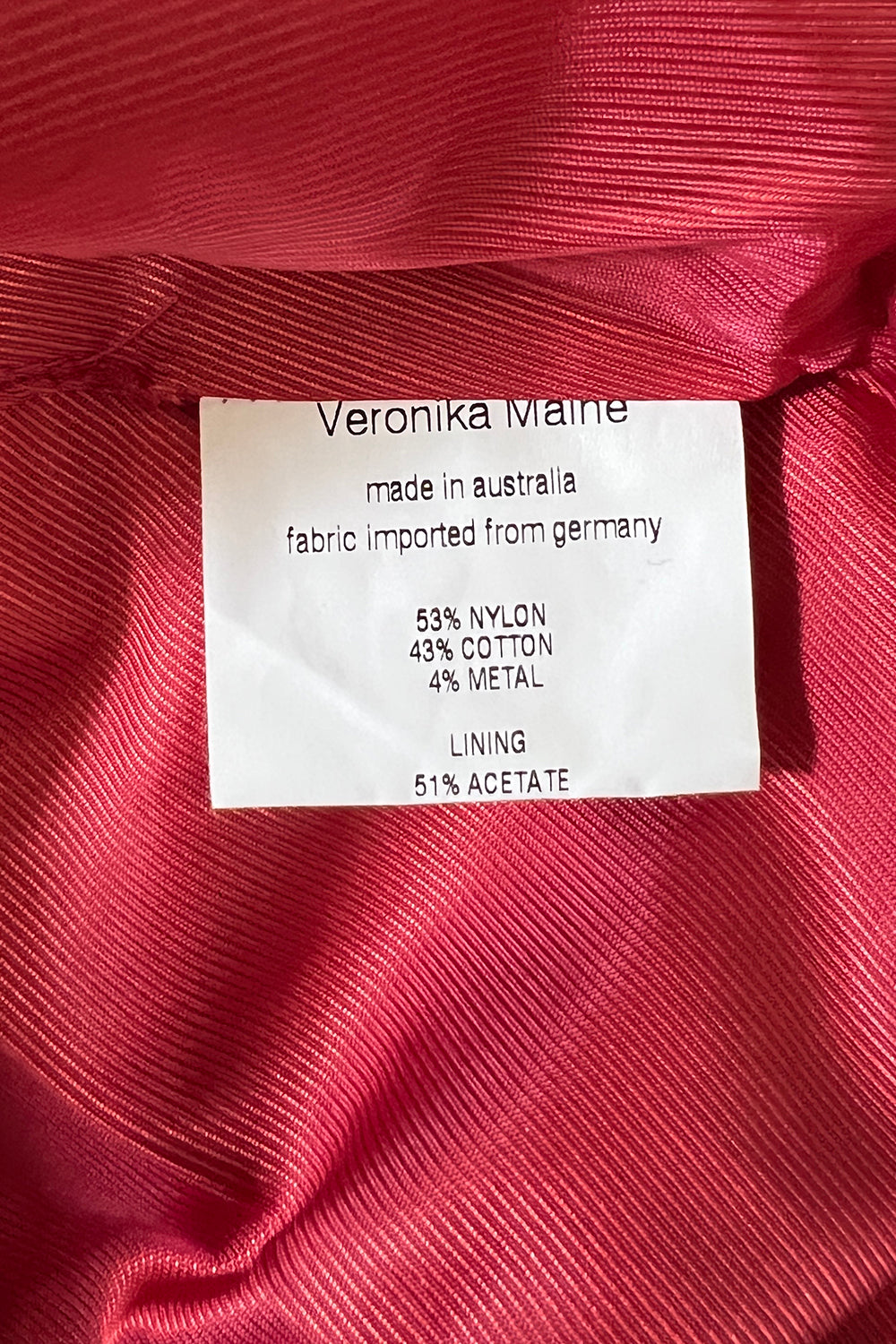Veronika Maine Red Magenta Top