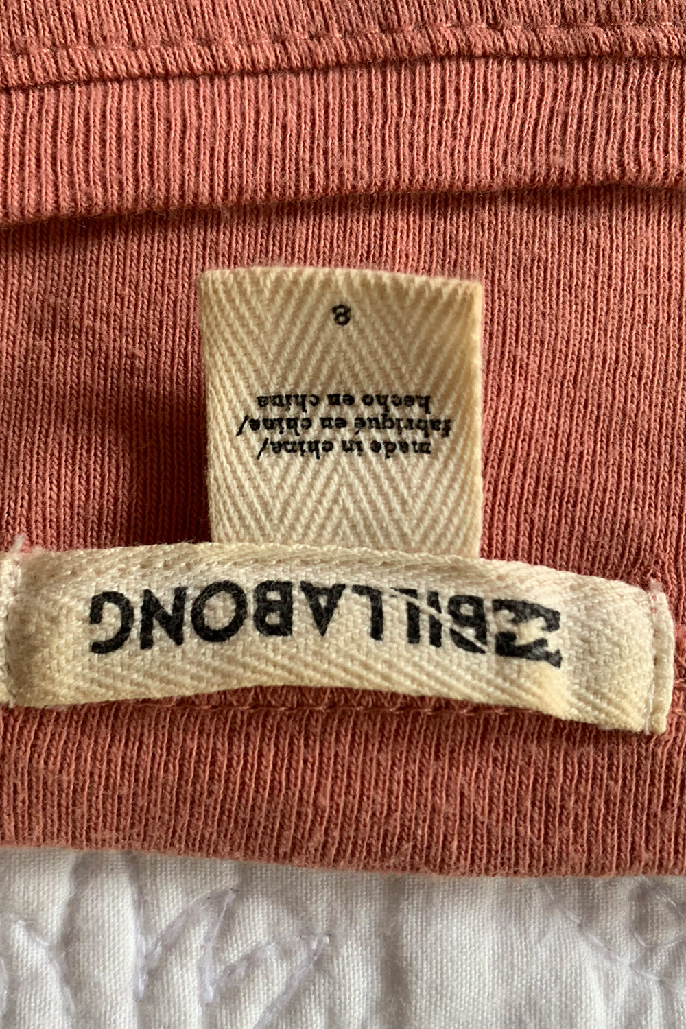 BILLABONG Orange Tshirt