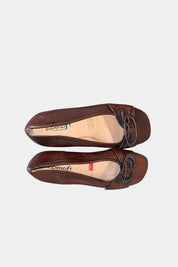 Diana Ferrari Brown Ballet Flats