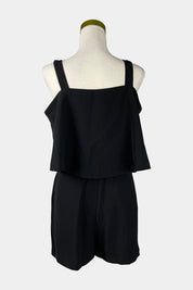 WITCHERY Black Off Shoulder Playsuit