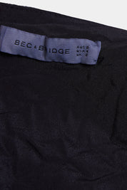 Bec + Bridge Black Star Pattern Halter Cold Shoulde Playsuit