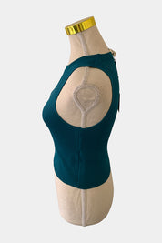 Happily Grey Teal Top