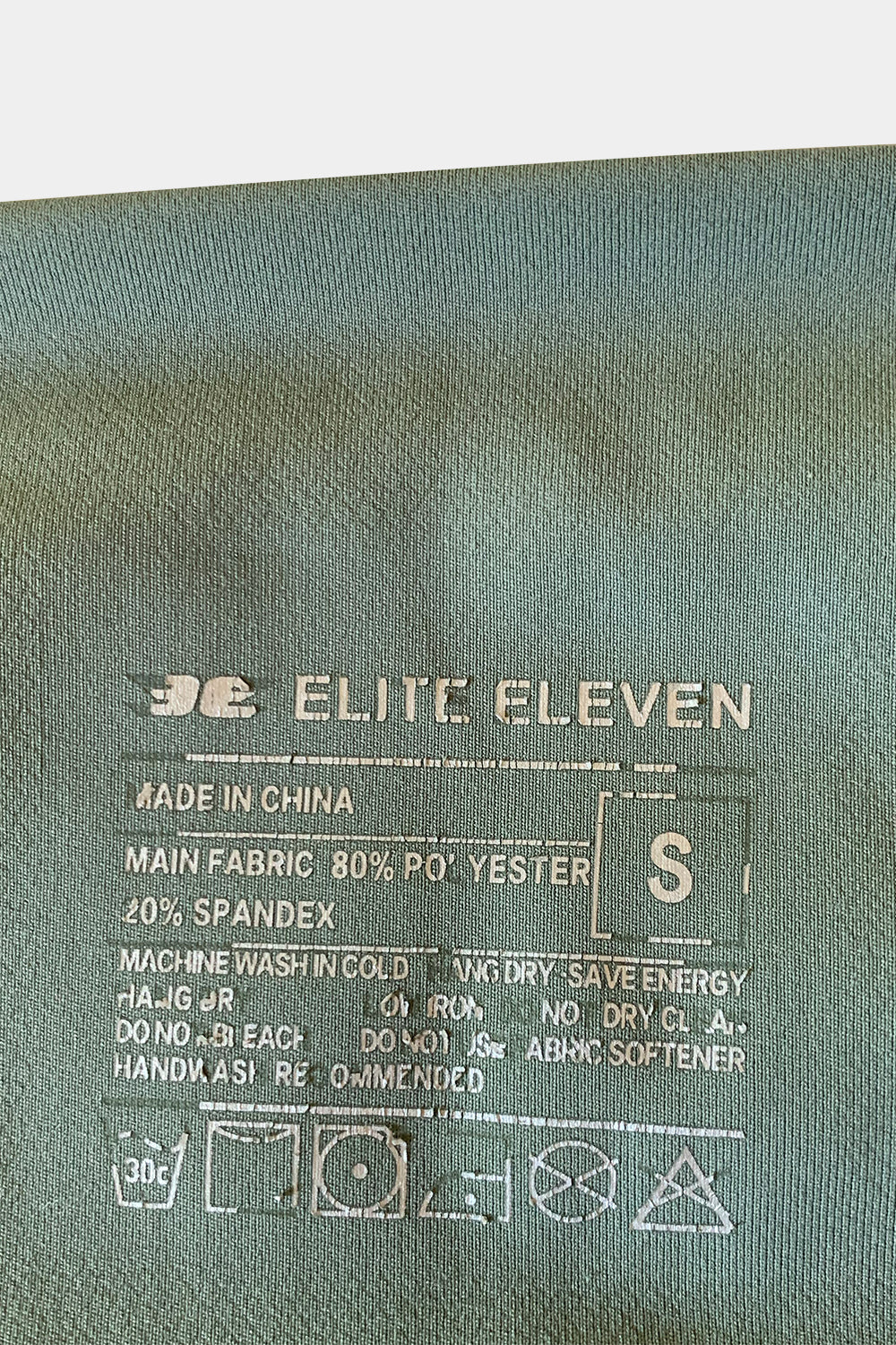 Elite Eleven Green Gym Leggings