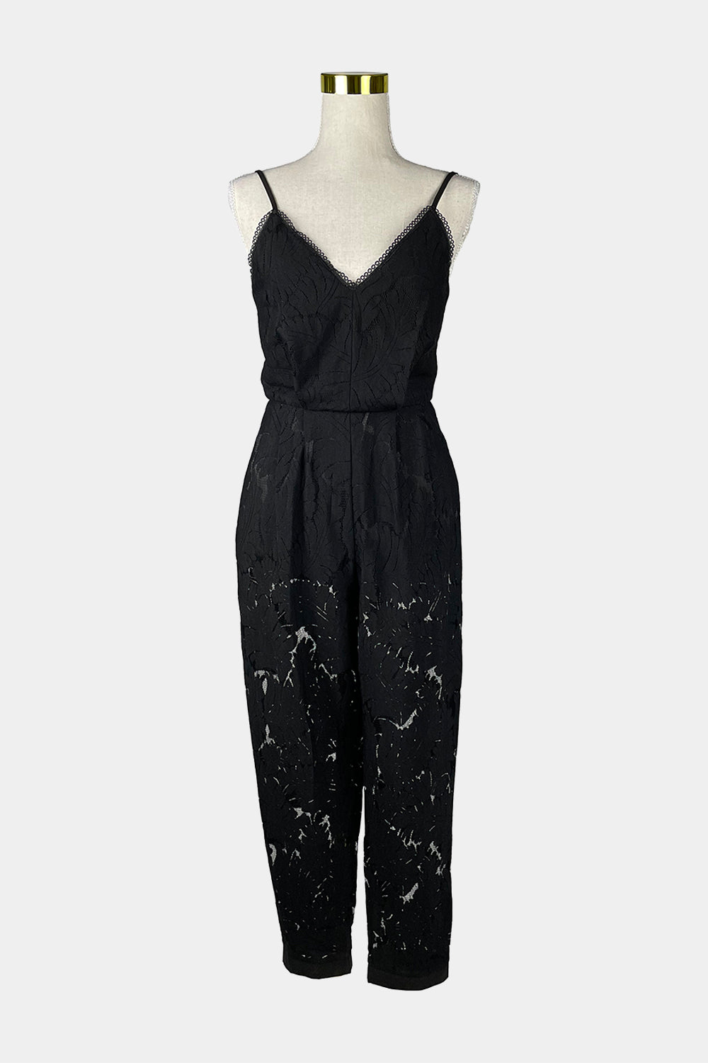 PILGRIM Black Lace Jumpsuit