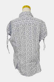 Tommy Hilfiger White and Navi Top