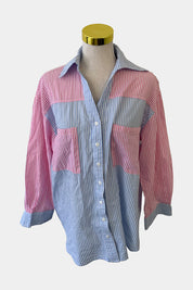 Ava & Ever Blue Pink Shirt