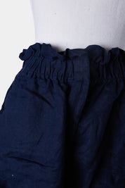 WITCHERY Navy Linen Shorts