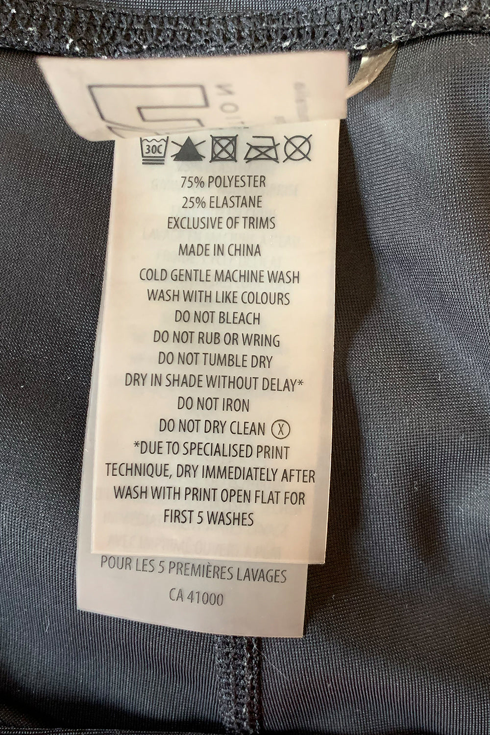 Pe Nation Black Gym Leggings