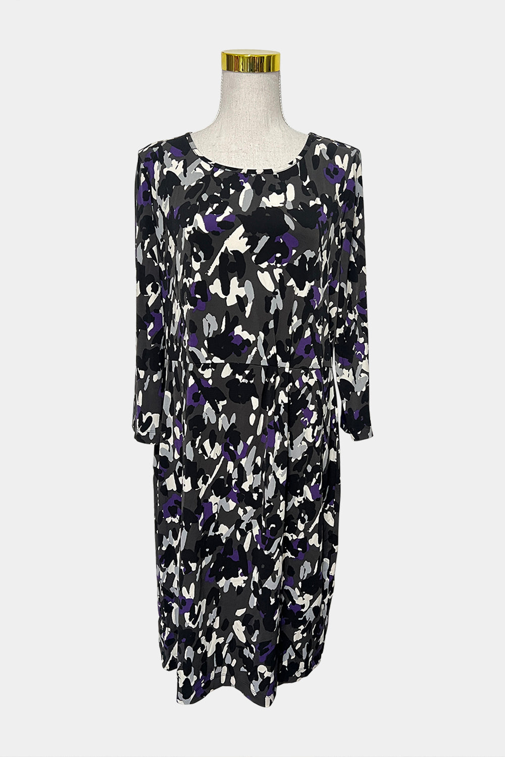 Rodney Clark Black and Purple Dress