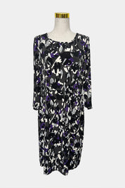 Rodney Clark Black and Purple Dress