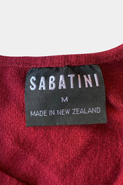 SABATINI Burgundy Top
