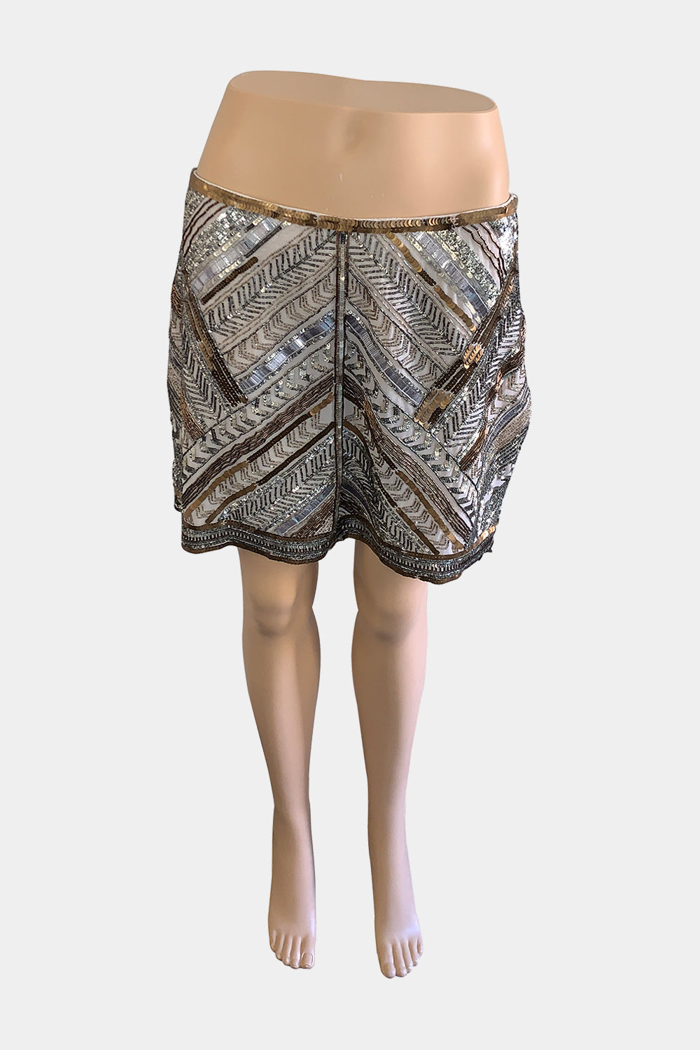 Forever New Gold Skirt