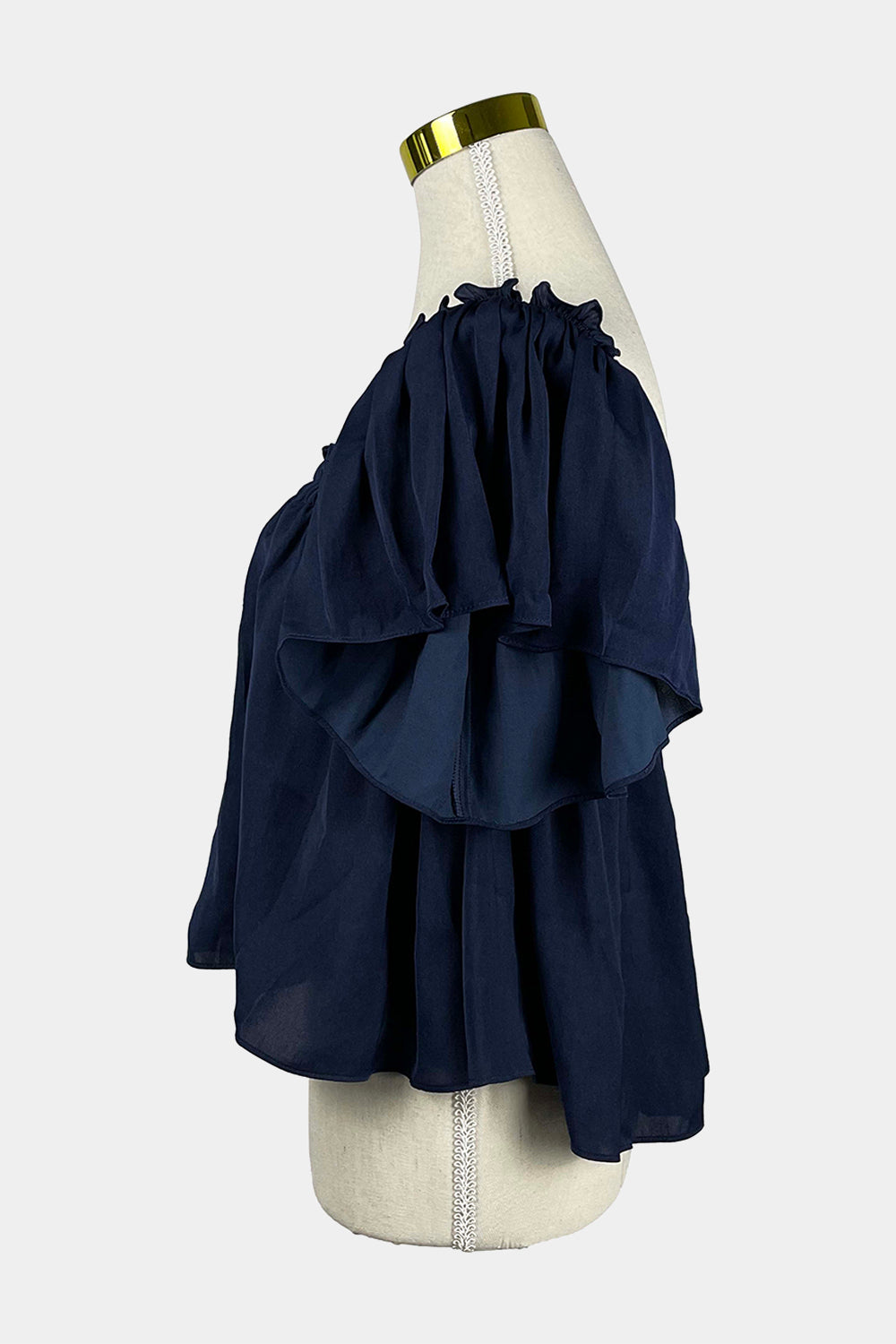 Bec & Bridge Navy Off shoulder Top