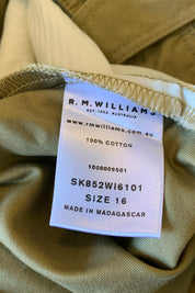 Rm Williams Khaki Skirt