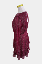 Forever New Burgundy Dress