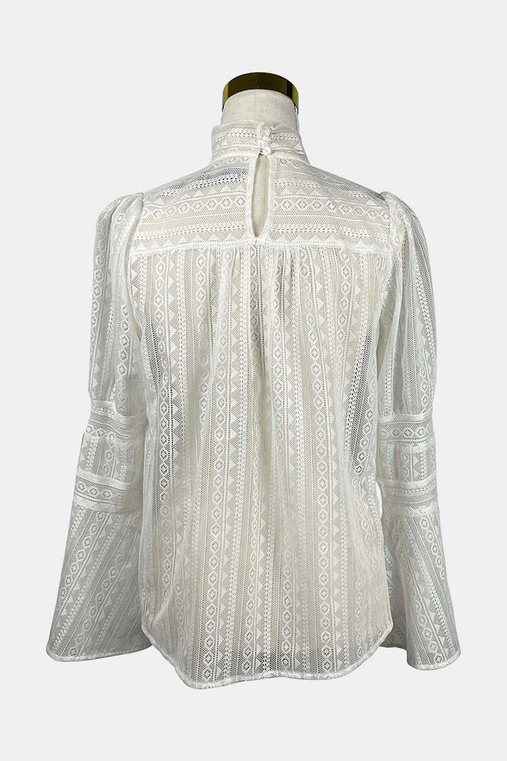 NUNUI White Lace Blouse