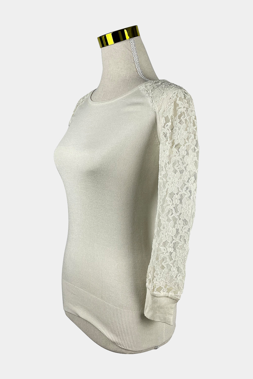 REVIEW White Lace Knit