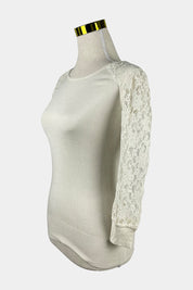 REVIEW White Lace Knit
