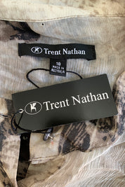 Trent Nathan Brown Dress