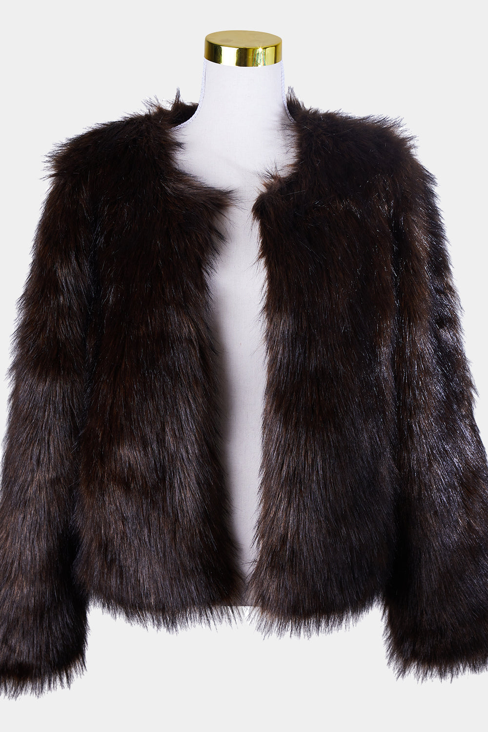 Unreal Fur Brown Faux Fur Jacket