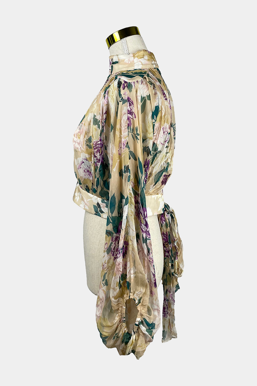 Shona Joy Multicoloured Floral Crop Blouse