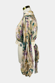 Shona Joy Multicoloured Floral Crop Blouse