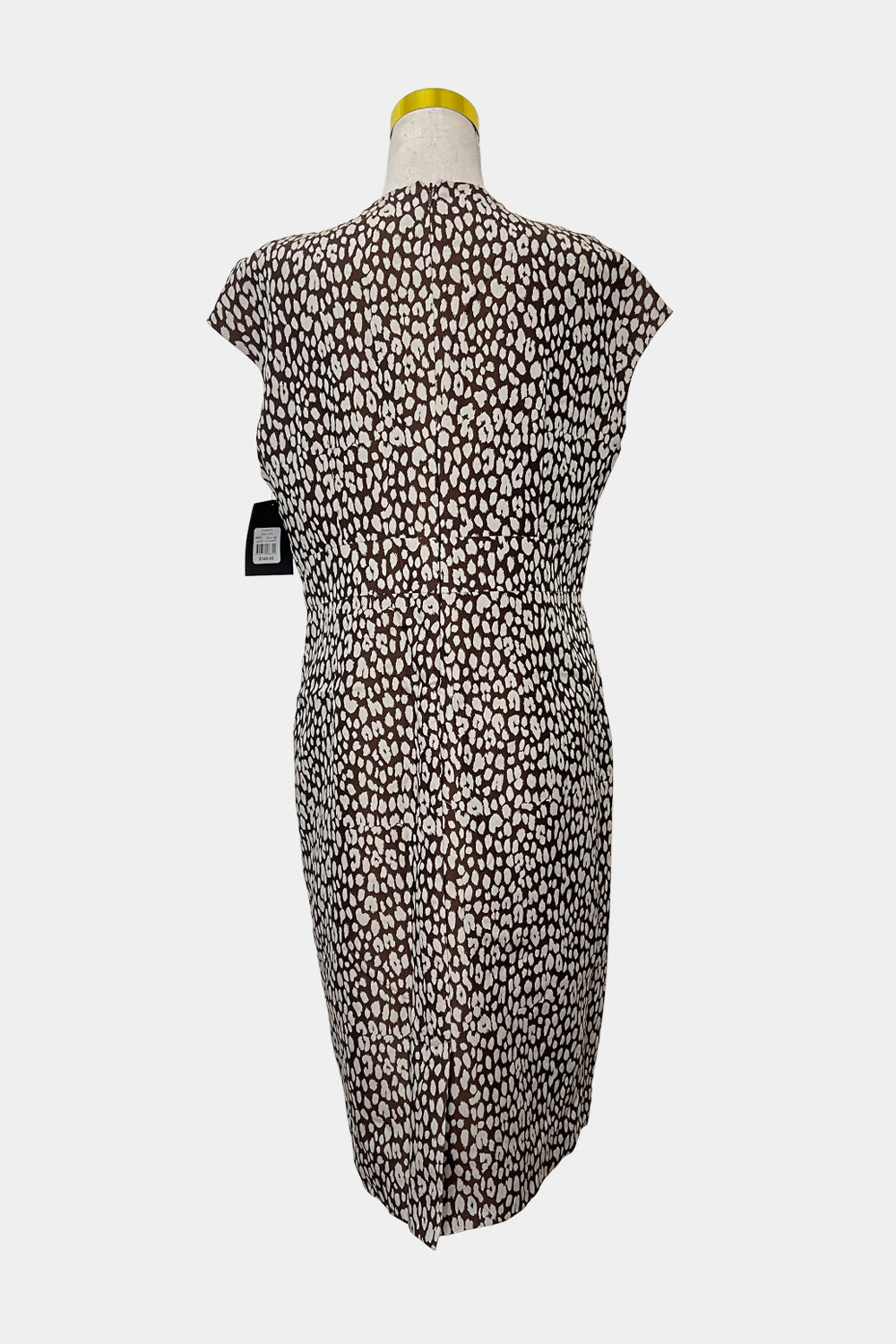 Perri Cutten Brown and Cream Dress