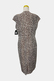 Perri Cutten Brown and Cream Dress