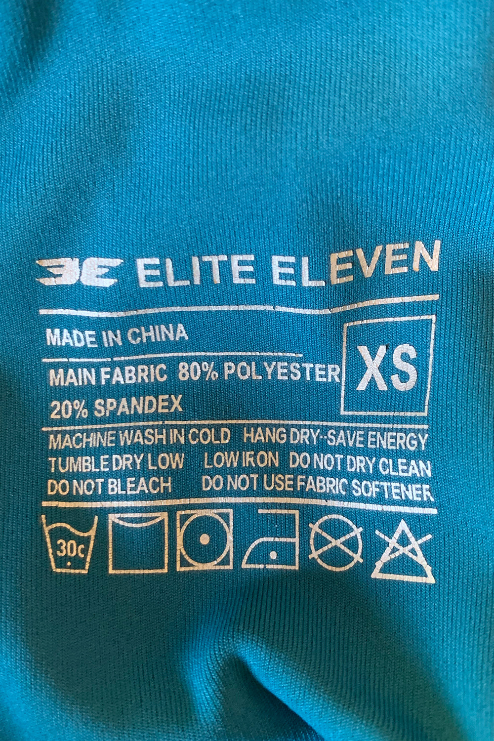 Elite Eleven Teal Gym Leggings