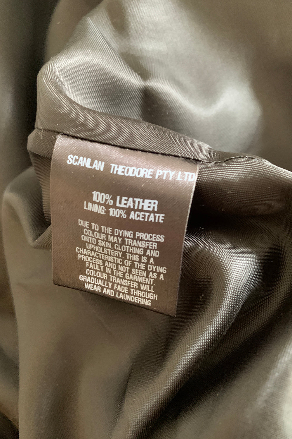 Scanlan Theodore Black Jacket