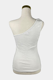 WITCHERY White One Shoulder Tank
