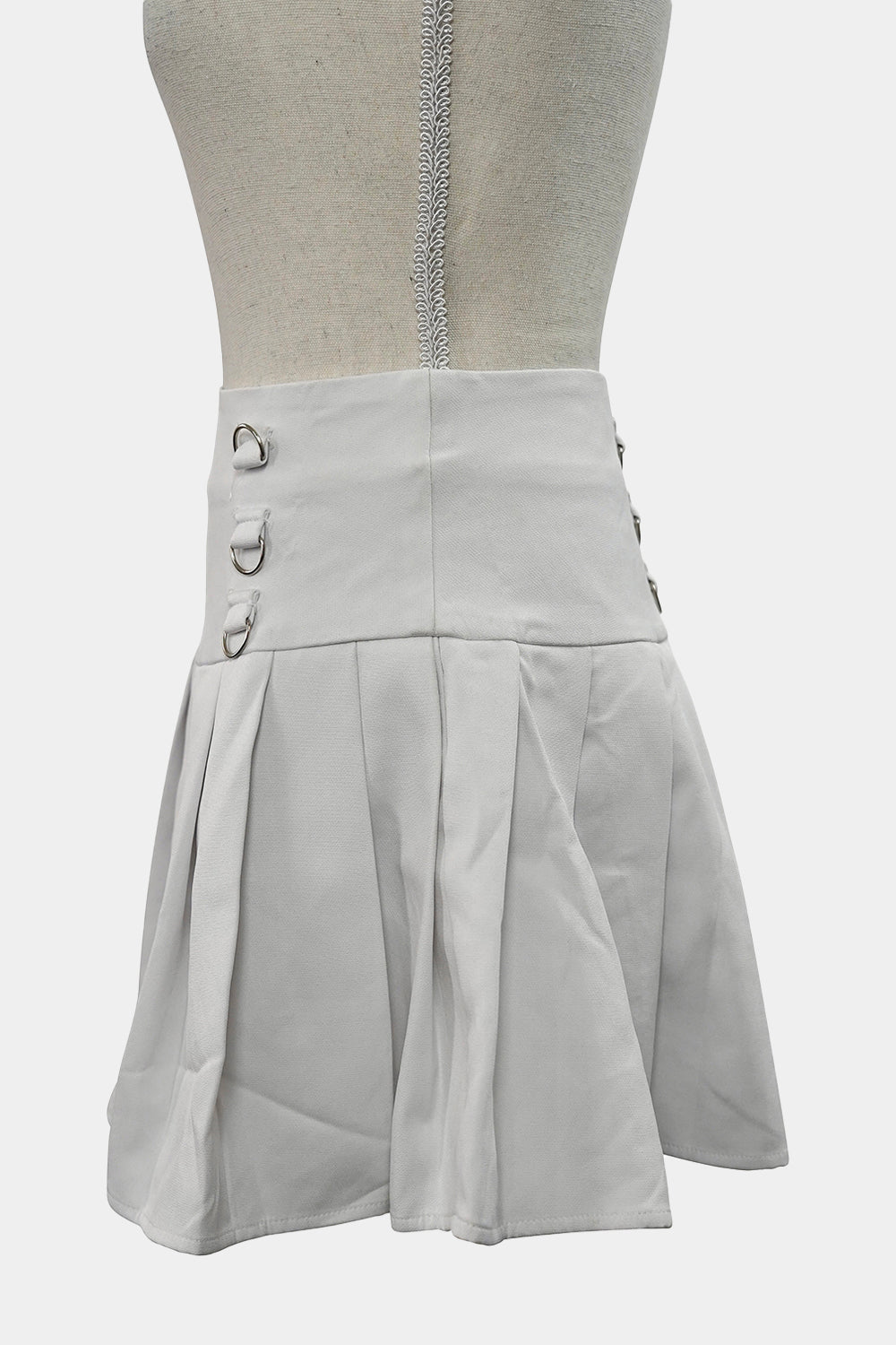 The Kript White Mini Skirt