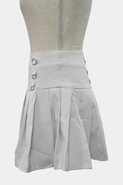 The Kript White Mini Skirt