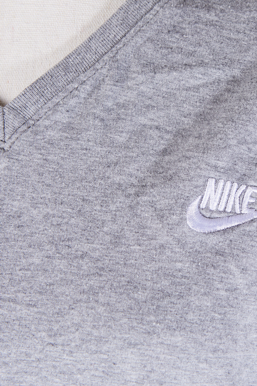 NIKE Grey V Neck Grey Tee