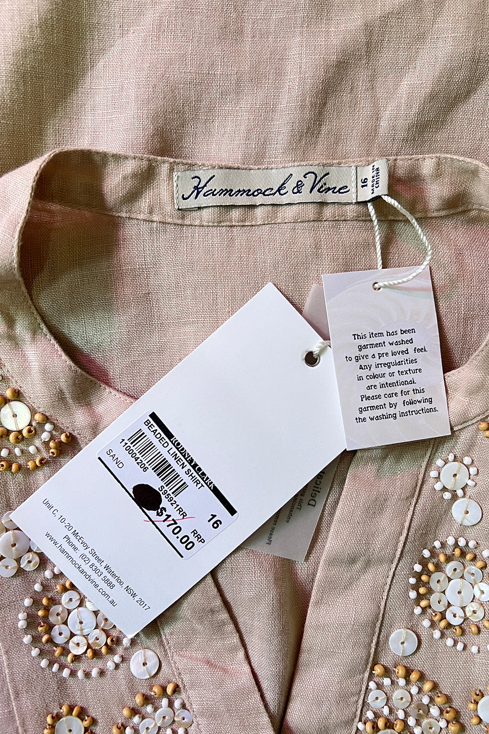 Hammock And Vine Sand Top